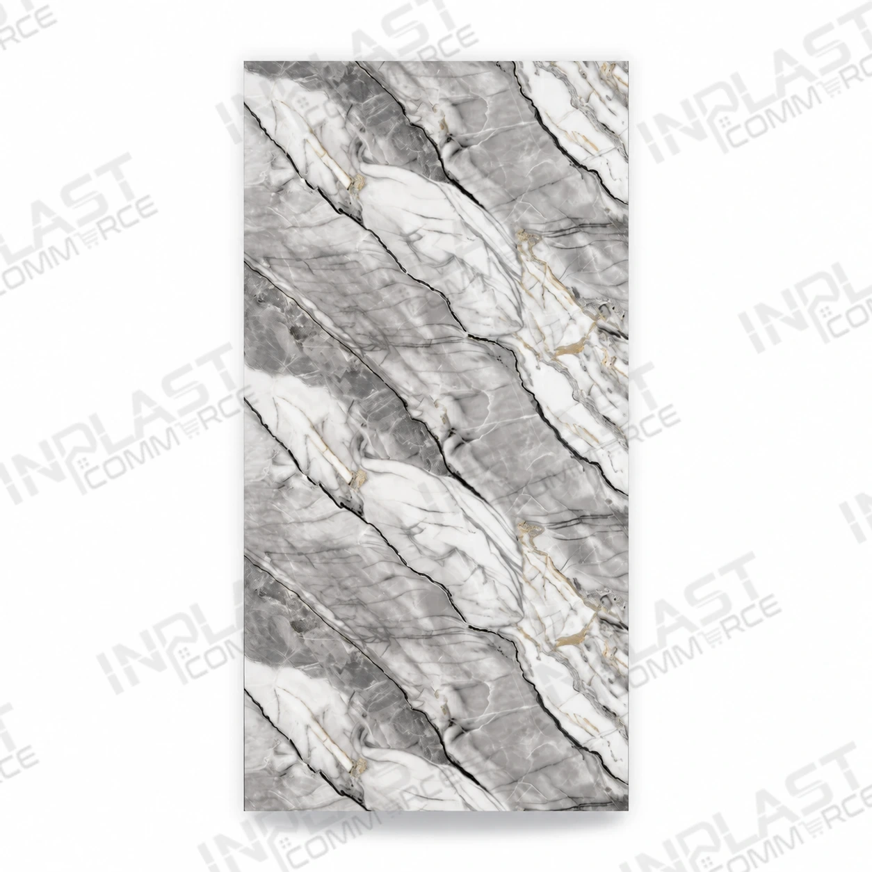PVC Декоративен панел Black Gold Stone