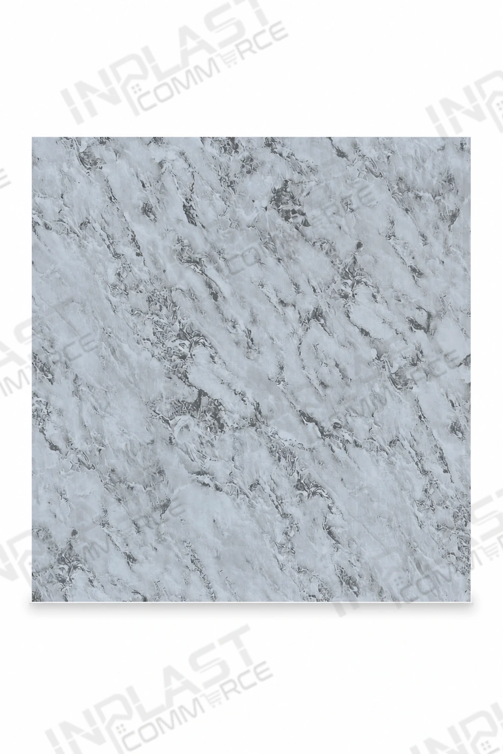 ПВЦ пано за окачен таван Lucca Silver 60×60 см
