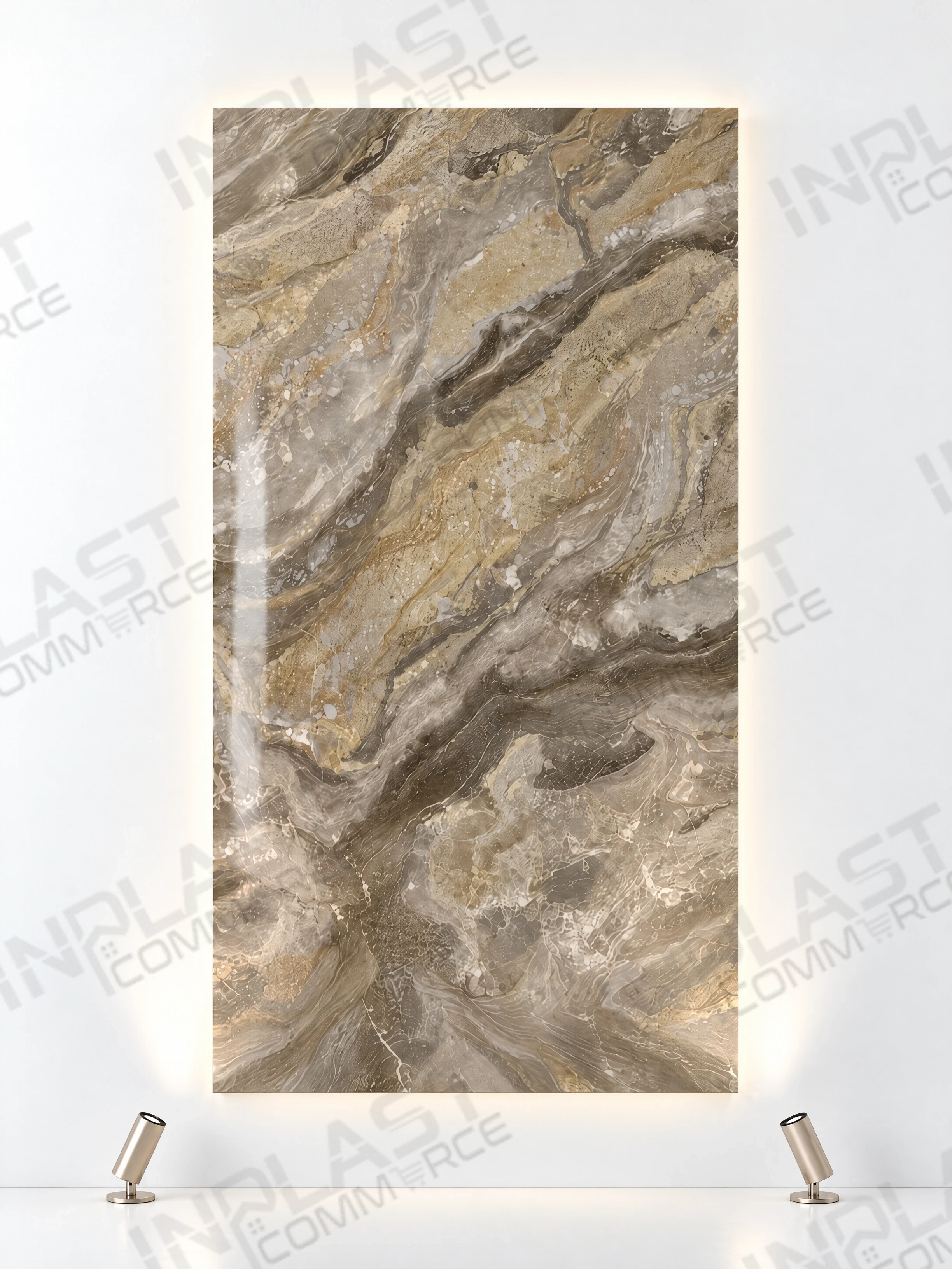 PVC Декоративен панел Fantasy Gray — снимка 1