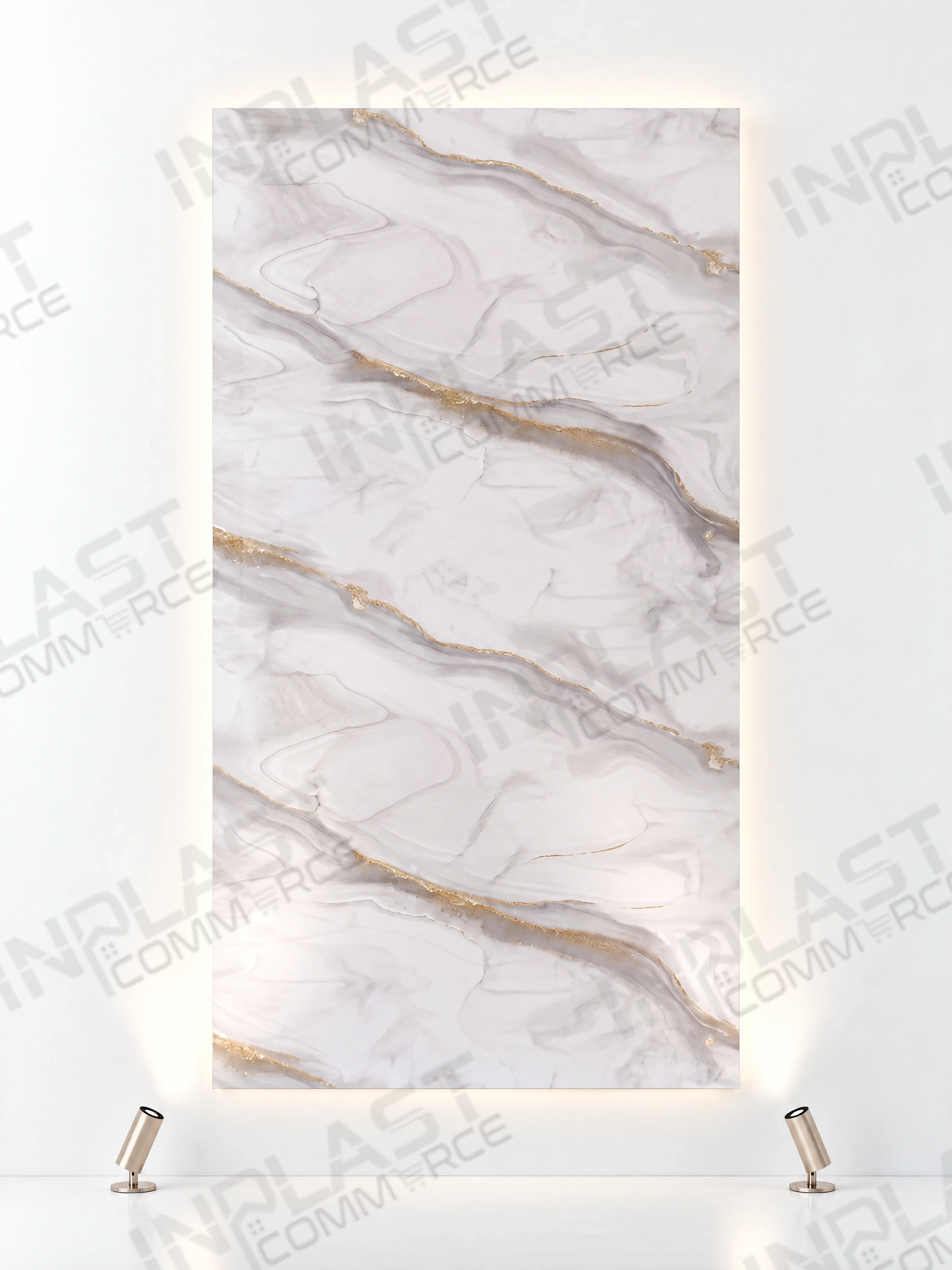 PVC Декоративен панел Gold Fantasy Gray