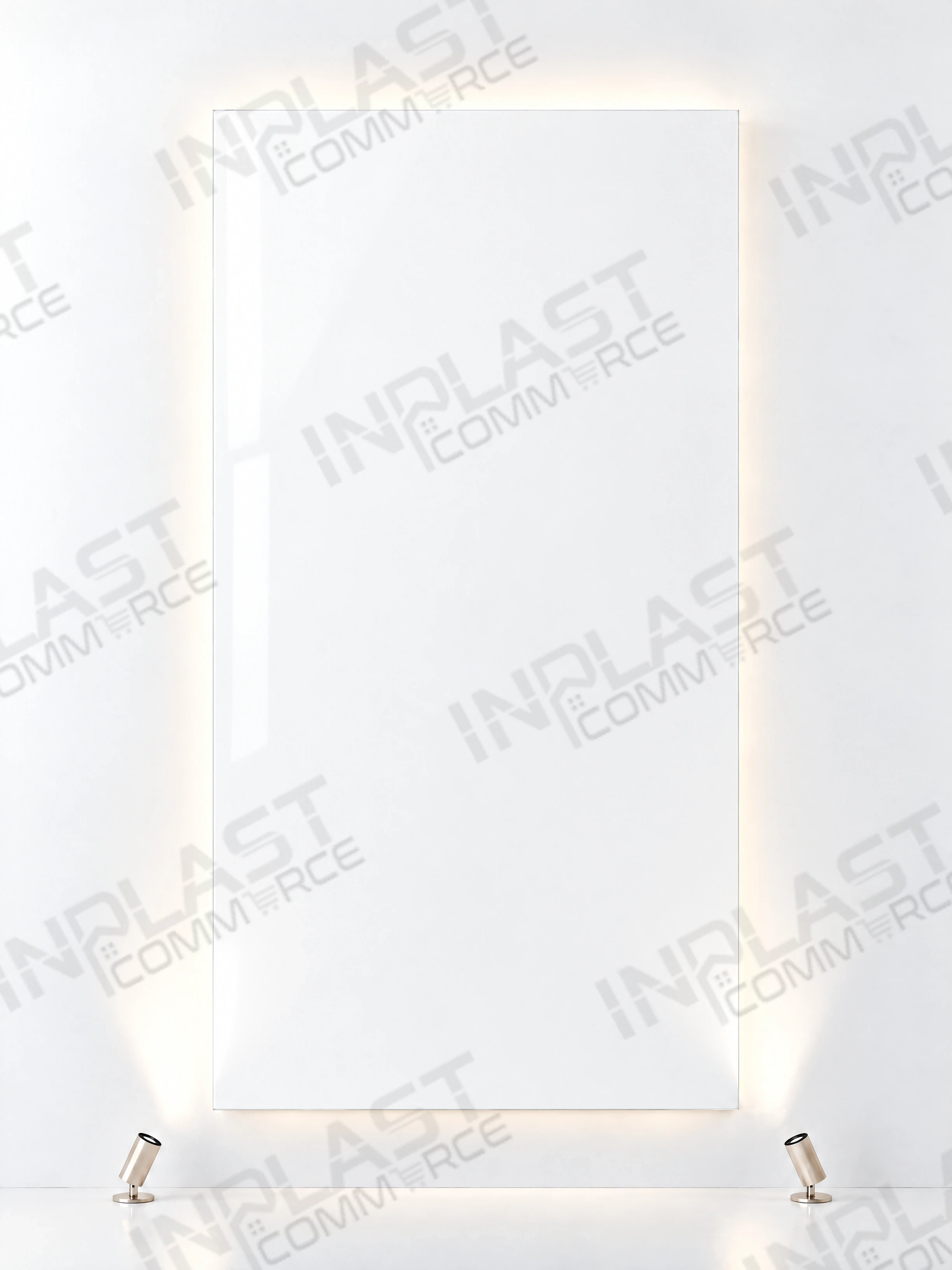 PVC Декоративен панел Бял Гланц White